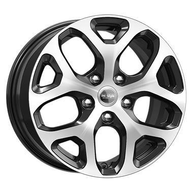 K&K КС869 6.5xR16/4x100 ET 43 Dia 60.1 Алмаз черный