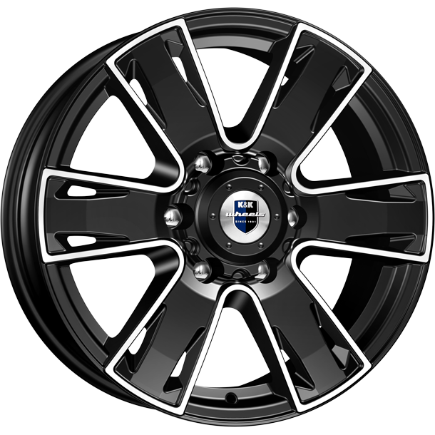 K&K Севенна 7xR17/6x139.7 ET 30 Dia 106.1 Алмаз черный