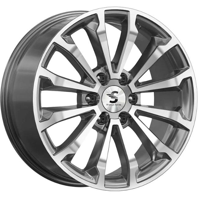 K&K KP006 8.5xR20/6x139.7 ET 33 Dia 100.1 Diamond gloss graphite