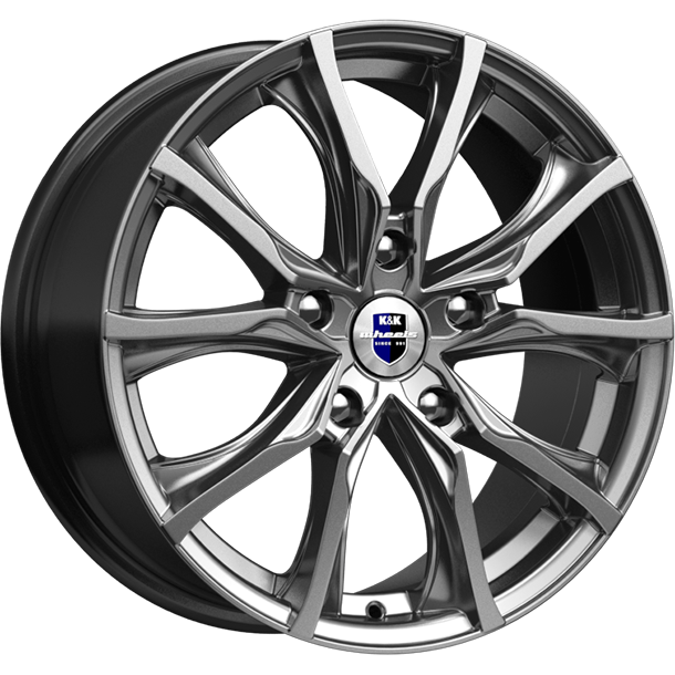 K&K Твист 7.5xR17/5x130 ET 43 Dia 71.6 Дарк платинум