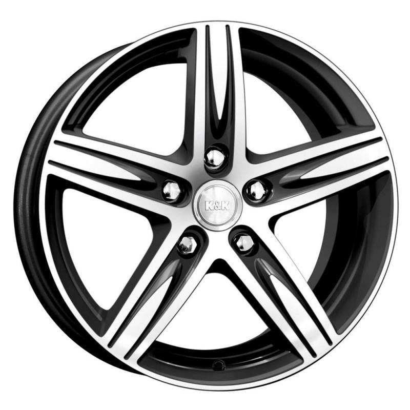 K&K Андорра 6.5xR16/5x114.3 ET 38 Dia 67.1 Алмаз черный