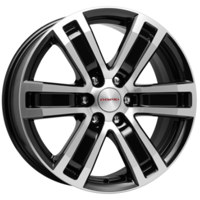 K&K R-7 Рольф 7.5xR17/6x139.7 ET 25 Dia 106.1 Алмаз черный