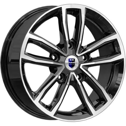 K&K Каланг 6.5xR17/5x114.3 ET 37 Dia 66.6 Алмаз черный