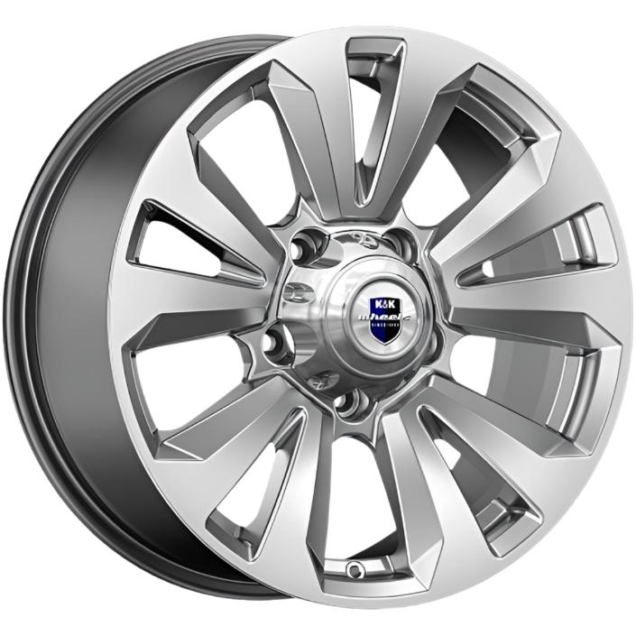 K&K Ла-Пас 8xR18/5x139.7 ET 0 Dia 108.6 Дарк платинум