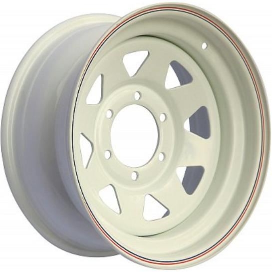 Off Road Wheels Niva 7xR15/5x139.7 ET 25 Dia 98.5 White