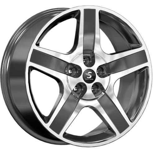 K&K КР008 8.5xR20/5x120 ET 41.5 Dia 66.1 Diamond black gris