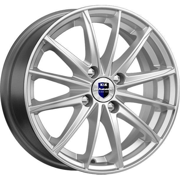 K&K Пойнт Бланк 6xR15/4x100 ET 40 Dia 60.1 Сильвер SK