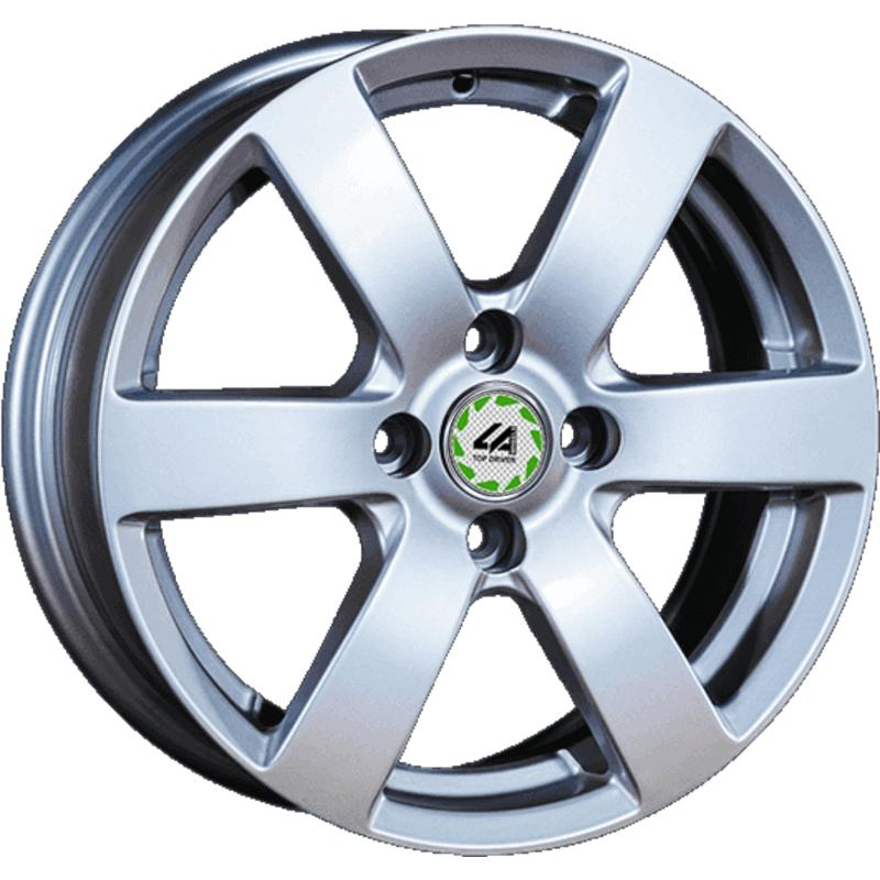 Replica Top Driver Ki84 6xR15/4x100 ET 48 Dia 54.1 Silver