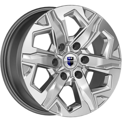 K&K Тейт 7.5xR17/6x114.3 ET 30 Dia 66.1 Дарк платинум
