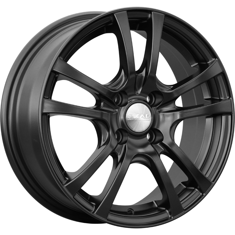 Скад Дели 6xR15/4x100 ET 48 Dia 54.1 Черный бархат
