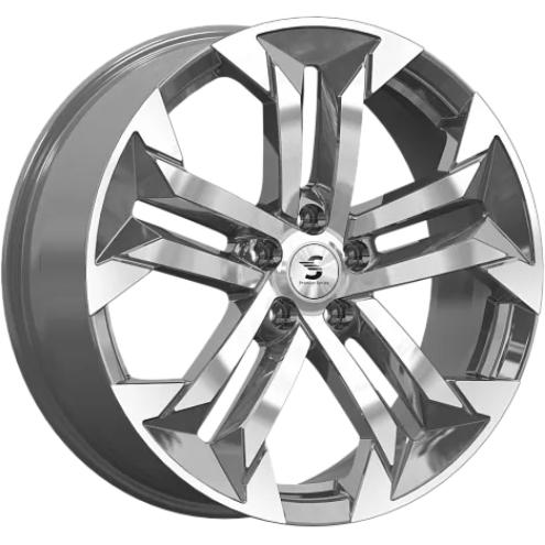 K&K KP015 7.5xR19/5x108 ET 38 Dia 60.1 Diamond gloss graphite