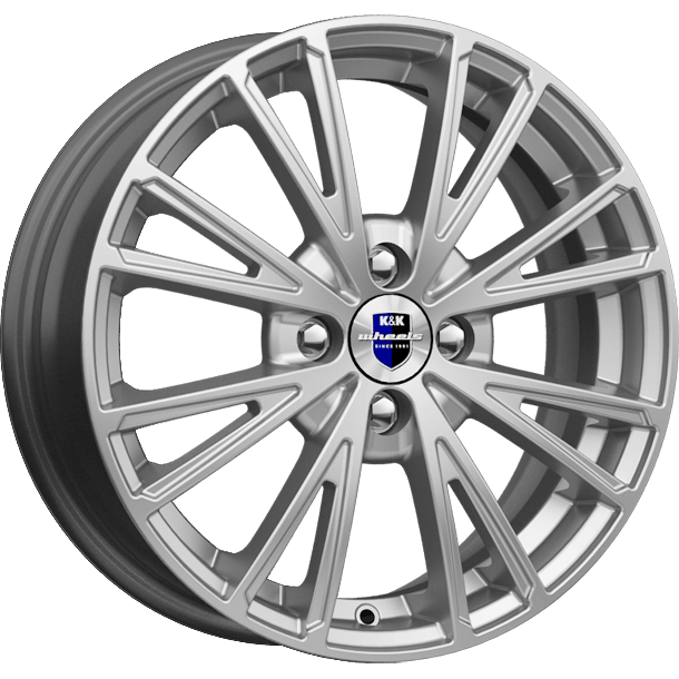 K&K Меандр 6xR16/4x100 ET 50 Dia 60.1 Сильвер