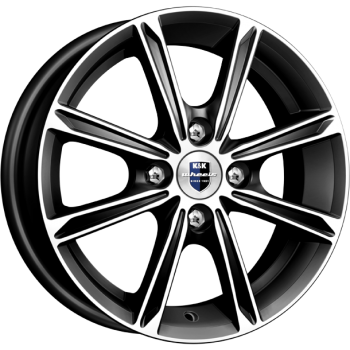 K&K Флэш 5xR13/4x114.3 ET 45 Dia 69.1 Алмаз черный