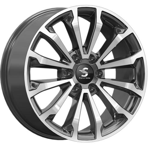 K&K KP006 8.5xR20/6x139.7 ET 33 Dia 75.1 Diamond black gris