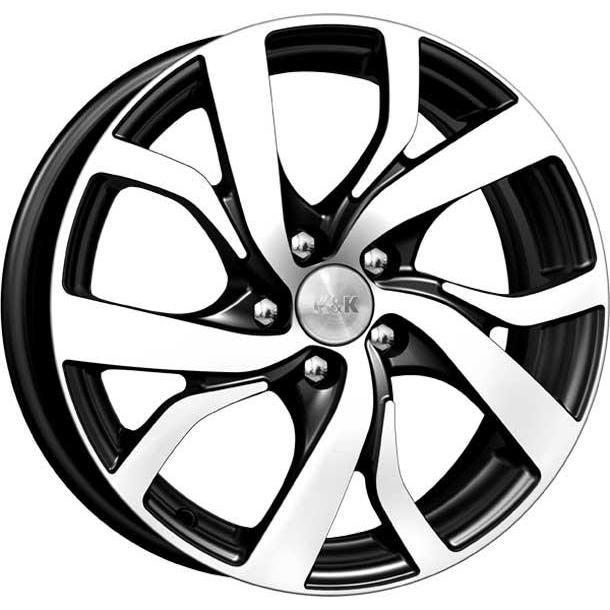 K&K Палермо 6.5xR16/5x114.3 ET 47 Dia 66.1 Алмаз черный