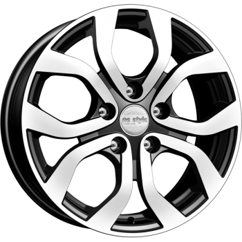 K&K КС704 6.5xR16/5x114.3 ET 45 Dia 60.1 Алмаз черный