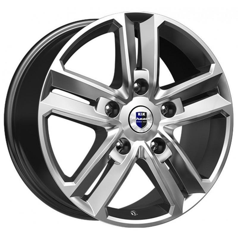K&K Backfire 8xR18/5x114.3 ET 45 Dia 66.1 Дарк платинум