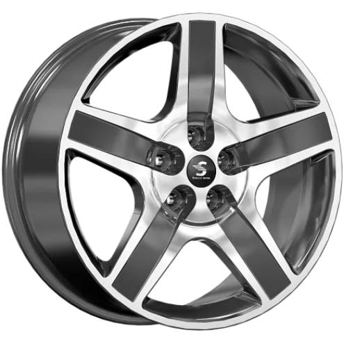 K&K KP008 8.5xR20/5x114.3 ET 47 Dia 67.1 Diamond black gris