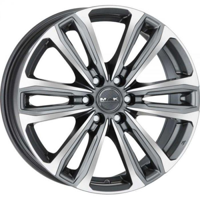 MAK Safari 6 8xR18/6x139.7 ET 30 Dia 100.1 Gunmetal Mirror Face
