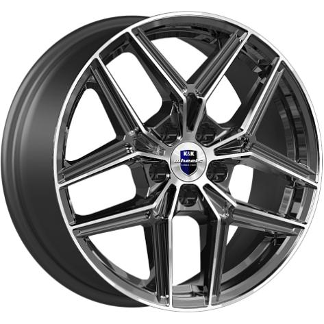 K&K Юнион 7xR17/5x112 ET 45 Dia 66.6 Алмаз черный
