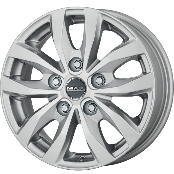 MAK Load 5 6.5xR16/5x160 ET 60 Dia 65.1 Silver