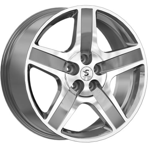 K&K КР008 8.5xR20/5x120 ET 41.5 Dia 66.1 Diamond gloss graphite