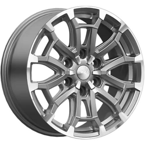 Скад Авилис 8xR18/6x139.7 ET 30 Dia 106.1 Алмаз графит