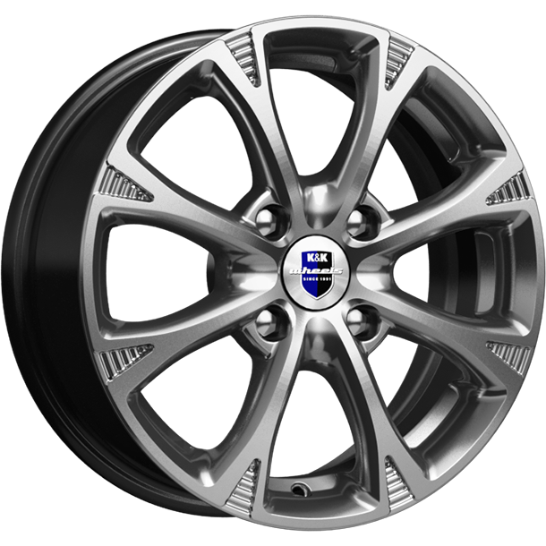 K&K Блюз 6xR15/4x114.3 ET 44 Dia 56.6 Дарк платинум