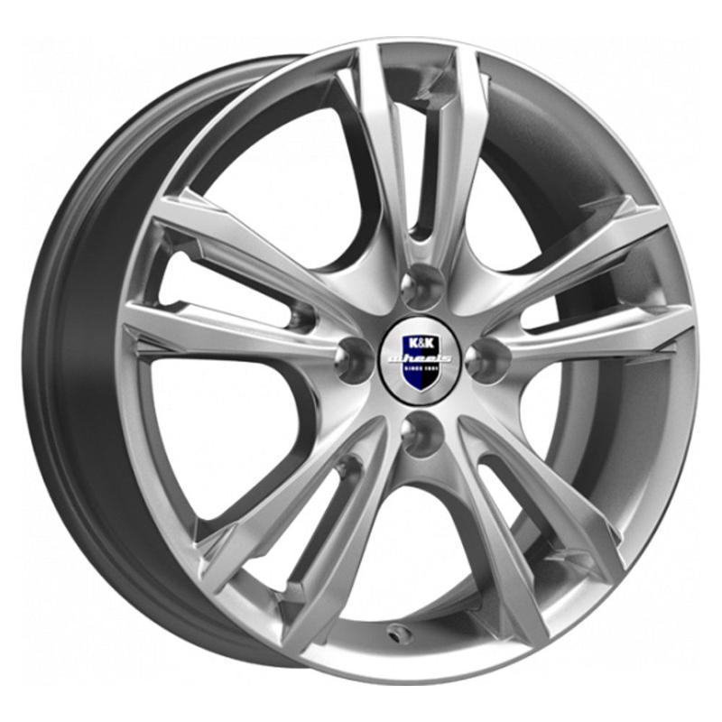 K&K Samara 6xR16/5x114.3 ET 43 Dia 67.1 Сильвер SK