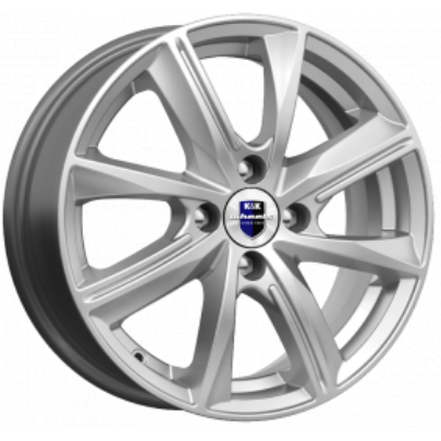 K&K Арнар 6xR15/4x100 ET 50 Dia 60.1 Сильвер