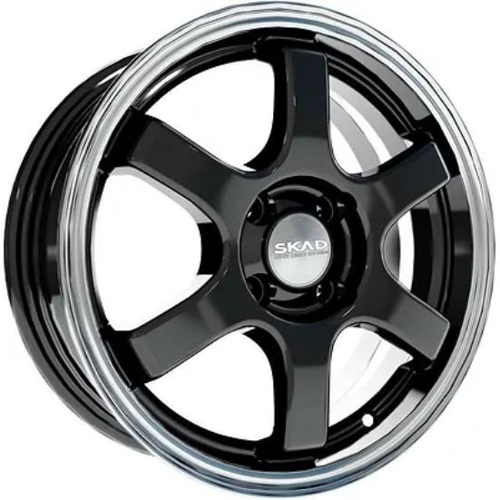 Скад Киото 6xR15/4x98 ET 38 Dia 58.6 Антрацит-алмаз