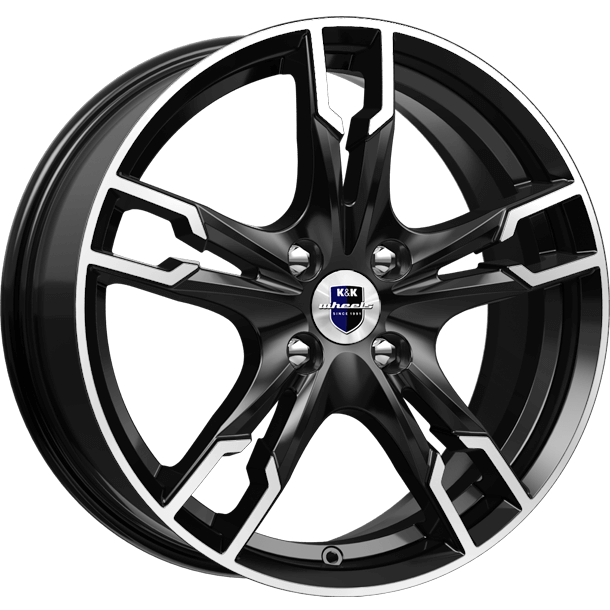 K&K Солар 7xR17/5x114.3 ET 40 Dia 67.1 Алмаз черный SK