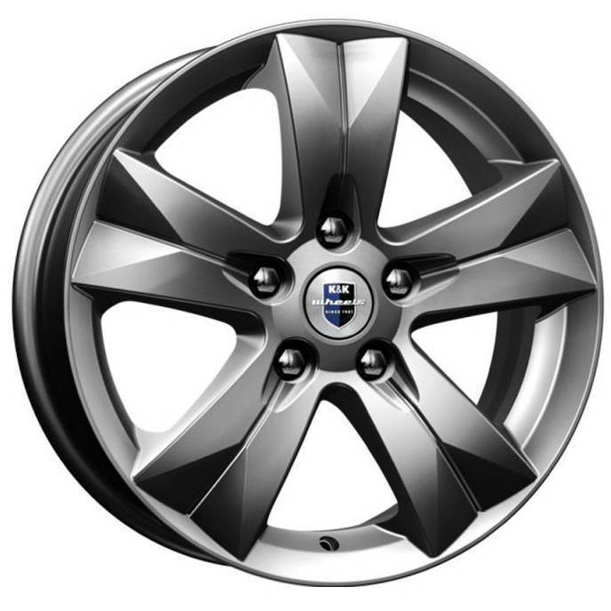 K&K Crossline 6.5xR16/5x114.3 ET 50 Dia 67.1 Дарк платинум