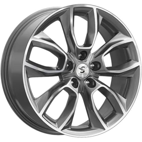K&K KP001 7xR18/5x114.3 ET 46 Dia 67.1 Diamond gloss graphite