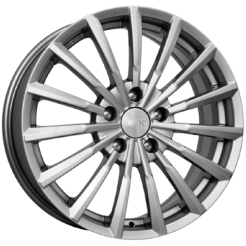 K&K Акцент 7xR17/5x114.3 ET 60 Dia 67.1 Блэк платинум