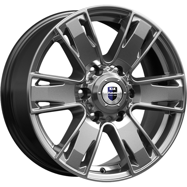 K&K Севенна 7xR17/6x114.3 ET 39 Dia 67.1 Дарк платинум