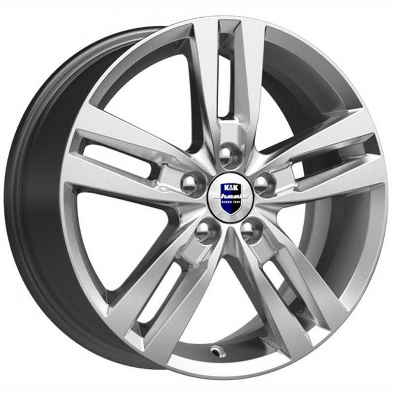 K&K Rassvet 6.5xR16/5x100 ET 38 Dia 67.1 Сильвер