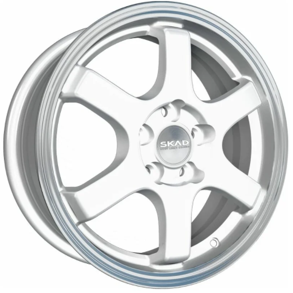 Скад Киото 6xR15/4x100 ET 40 Dia 60.1 Алмаз белый