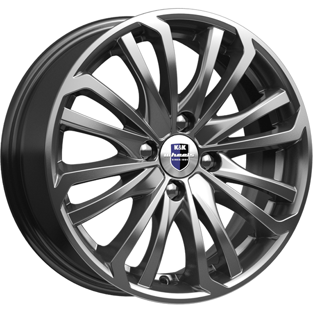 K&K Рим 6.5xR16/4x100 ET 45 Dia 67.1 Дарк платинум