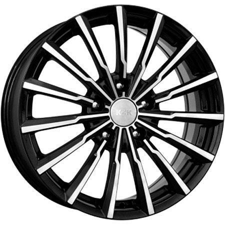 K&K Акцент 5.5xR14/4x100 ET 43 Dia 60.1 Алмаз черный