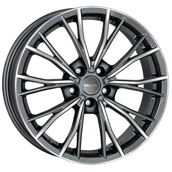 MAK Mark 8xR19/5x112 ET 46 Dia 66.6 Gunmetal Mirror Face