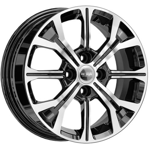 K&K КС945 6xR15/4x100 ET 46 Dia 54.1 Алмаз черный