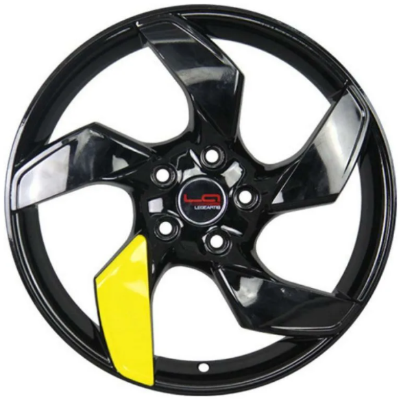 Replica LA GN527 7xR17/5x115 ET 45 Dia 70.1 BKPL