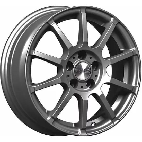 Скад Акита 6xR15/4x100 ET 40 Dia 60.1 Графит