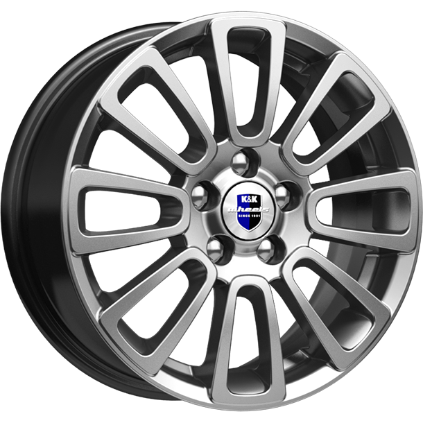 K&K Неман 6xR15/4x100 ET 46 Dia 54.1 Дарк платинум