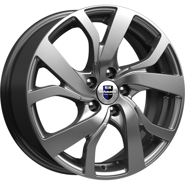 K&K Палермо 6xR15/5x108 ET 43 Dia 67.1 Дарк платинум