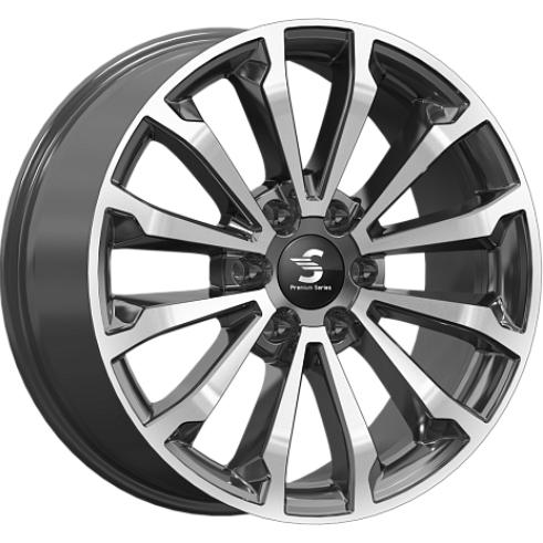 Скад КР006 8.5xR20/6x139.7 ET 25 Dia 106.1 Diamond Black Gris